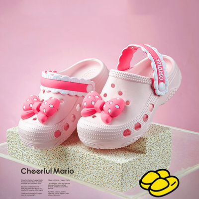 幸福玛丽夏居家公主女童洞洞凉鞋