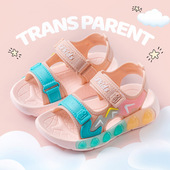 儿童凉鞋 宝宝沙滩运动凉鞋 新款 夏防滑软底女孩中大童魔术贴小童鞋