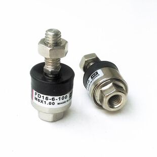 气缸摆动万能转向接头 M6X1 浮动接头 万向接头FD1006