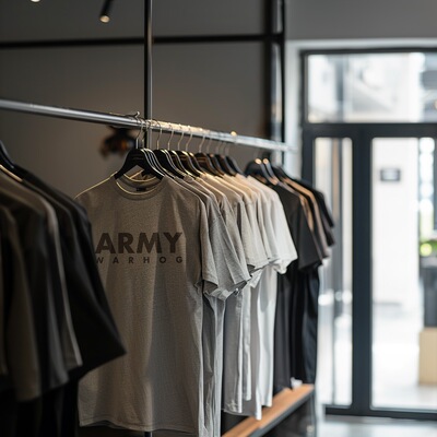 圆领短袖T恤 硬汉服装 夏季新品 军事风 ARMY WARHOG