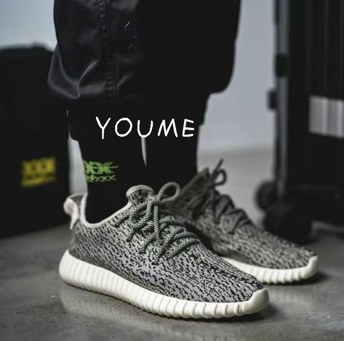 Adidas Yeezy Boost 350 turtle 椰子灰白斑鸠 初代 AQ4832-2022