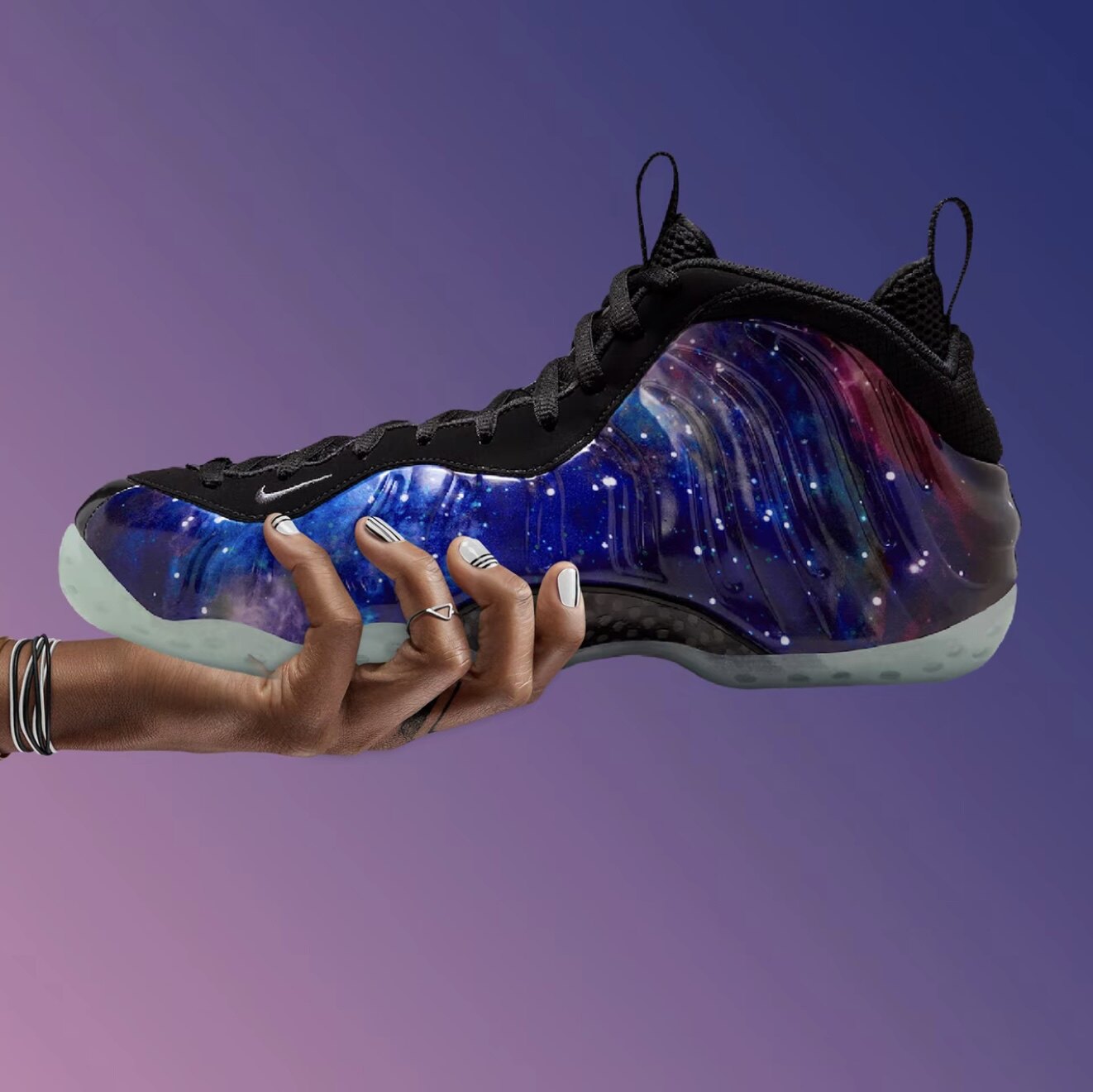 Nike Air Foamposite One Galaxy Retro 银河喷星空喷FQ4303-400