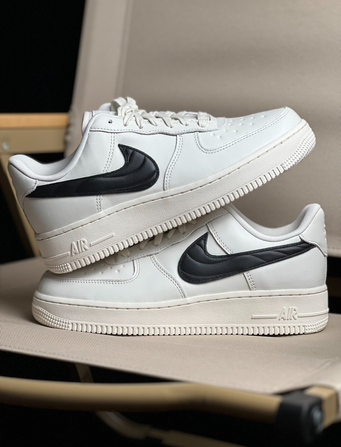 nike air force 1 af1白黑空军一号低帮板鞋男女情侣fv1182-001