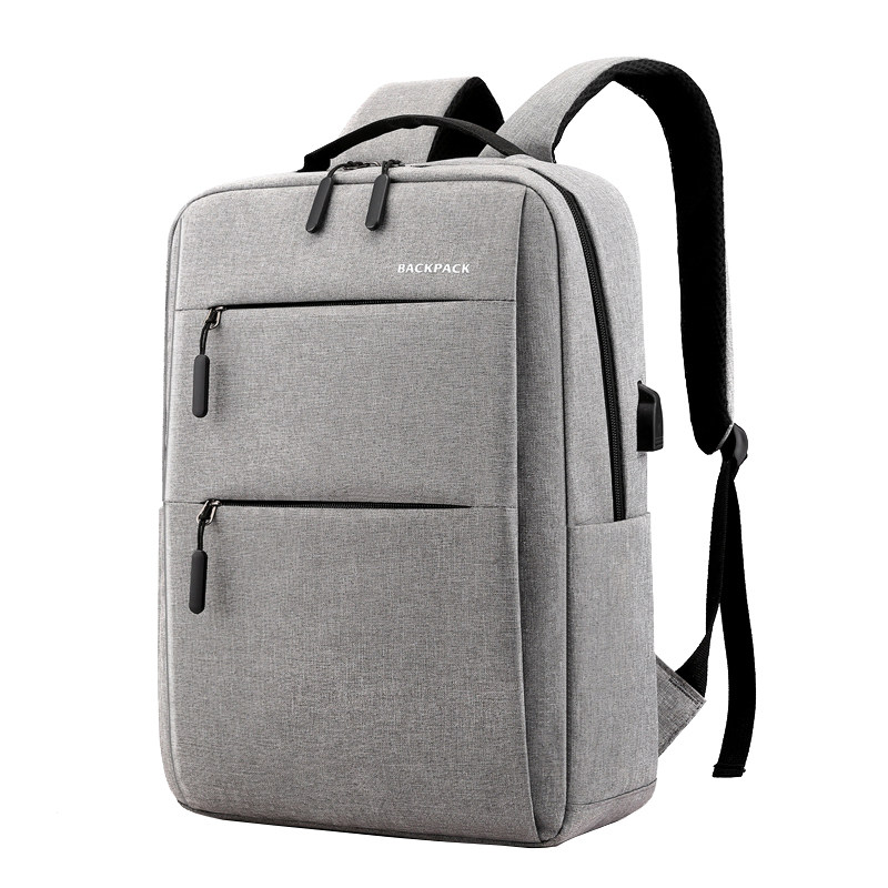 KOREAN VERSION OF BUSINESS BACKPACK SIMPLE COLLEGE STUDENT SCHOOL BAG SMAN CHARGING BACKPACK MENS AND WOMENS TRENDY COMPUTER BAG