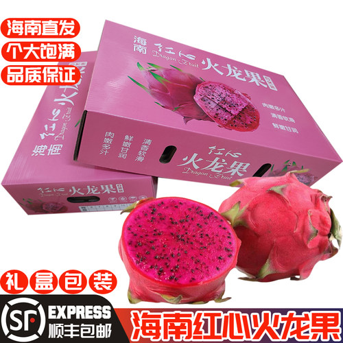 海南红心火龙果金都一号大果