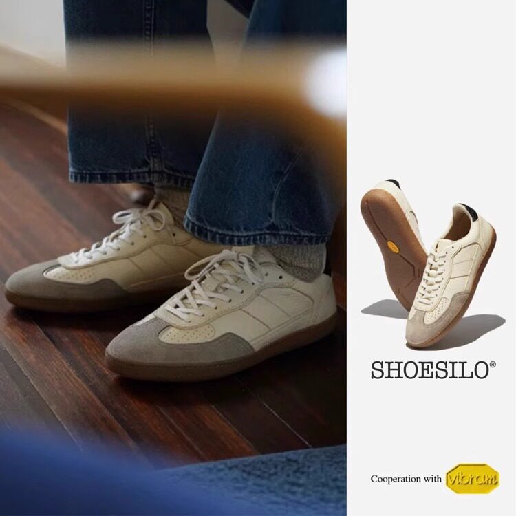 SHOESILO 好看好穿男女德训小白鞋 耐磨防滑vibram情侣款薄底鞋
