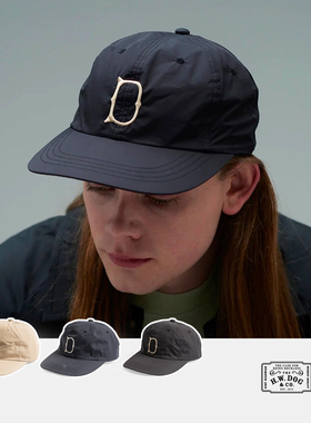 HWDOG 25新版本 UNION CAP 复古字母D棒球帽男女款 D00012