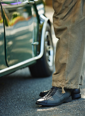 BrotherBridge骑行鞋意大利托斯卡纳植鞣皮日本帆布固特异工艺靴