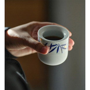 岁寒三友小厚唇杯110ml / 青花瓷 / 咖啡杯 / 茶杯 | 痣birthmark