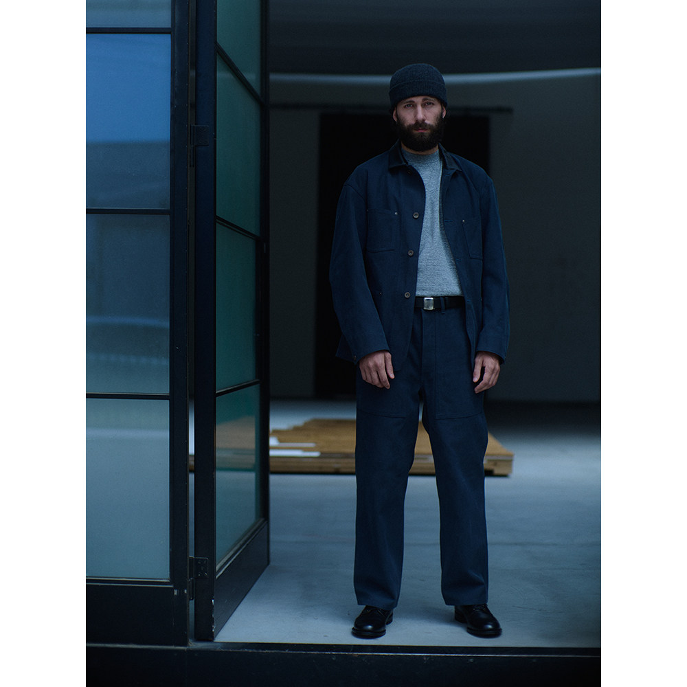 Phigvel Makers 纵横四季款巴恩风穿搭工装夹克卡其色柳钉外套