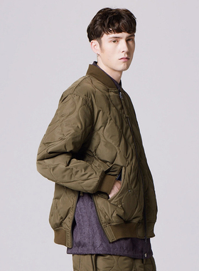 秋冬oversize军事风羽绒服 800FP波纹绗缝TAION宽松版MA-1外套