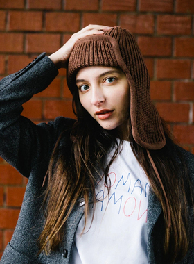 HUNTISM 趣味设计男女针织帽 舒适保暖秋冬造型必入 htm243013