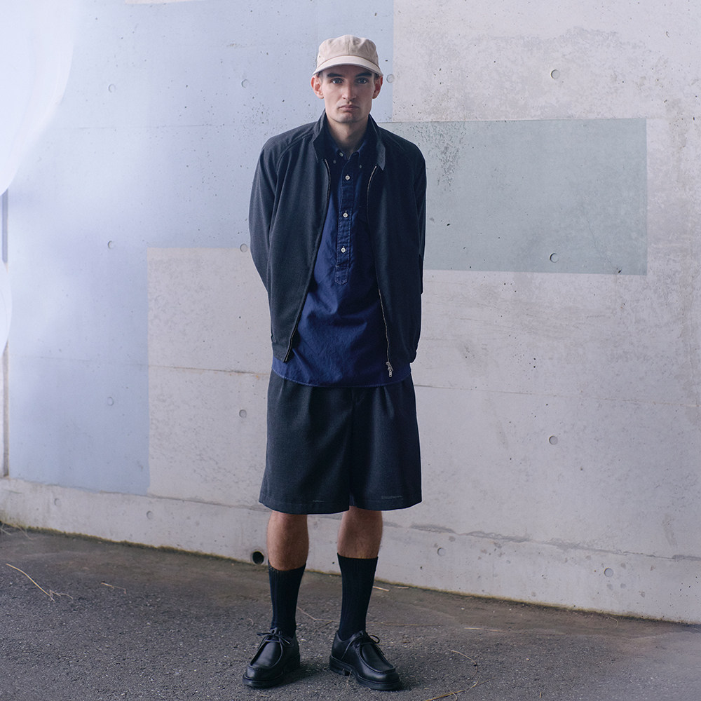 Phigvel Makers 清凉夏季羊毛高级行政夹克宽松G9哈灵顿茄克男