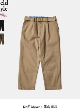 KRIFF MAYER 经典工作军事风格混合 可拆卸腰带 百搭长裤 2434005