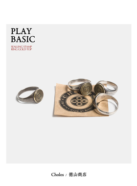 “无限之轮”经典徽章18K戒指