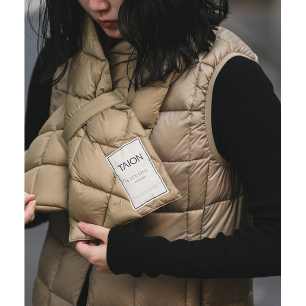 TAION 小巧轻便温暖 800FP羽绒围巾 百搭男女款 情侣款  201CI2