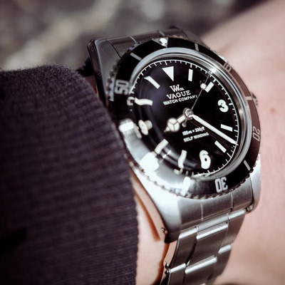 Vague Watch Co.×Classic Works 联名限量版复古潜水腕表