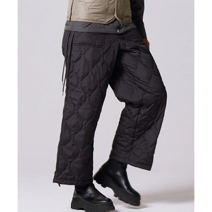 专注羽绒 TAION 保暖性优异 轻盈宽松款型羽绒裤 WIDE DOWN PANTS
