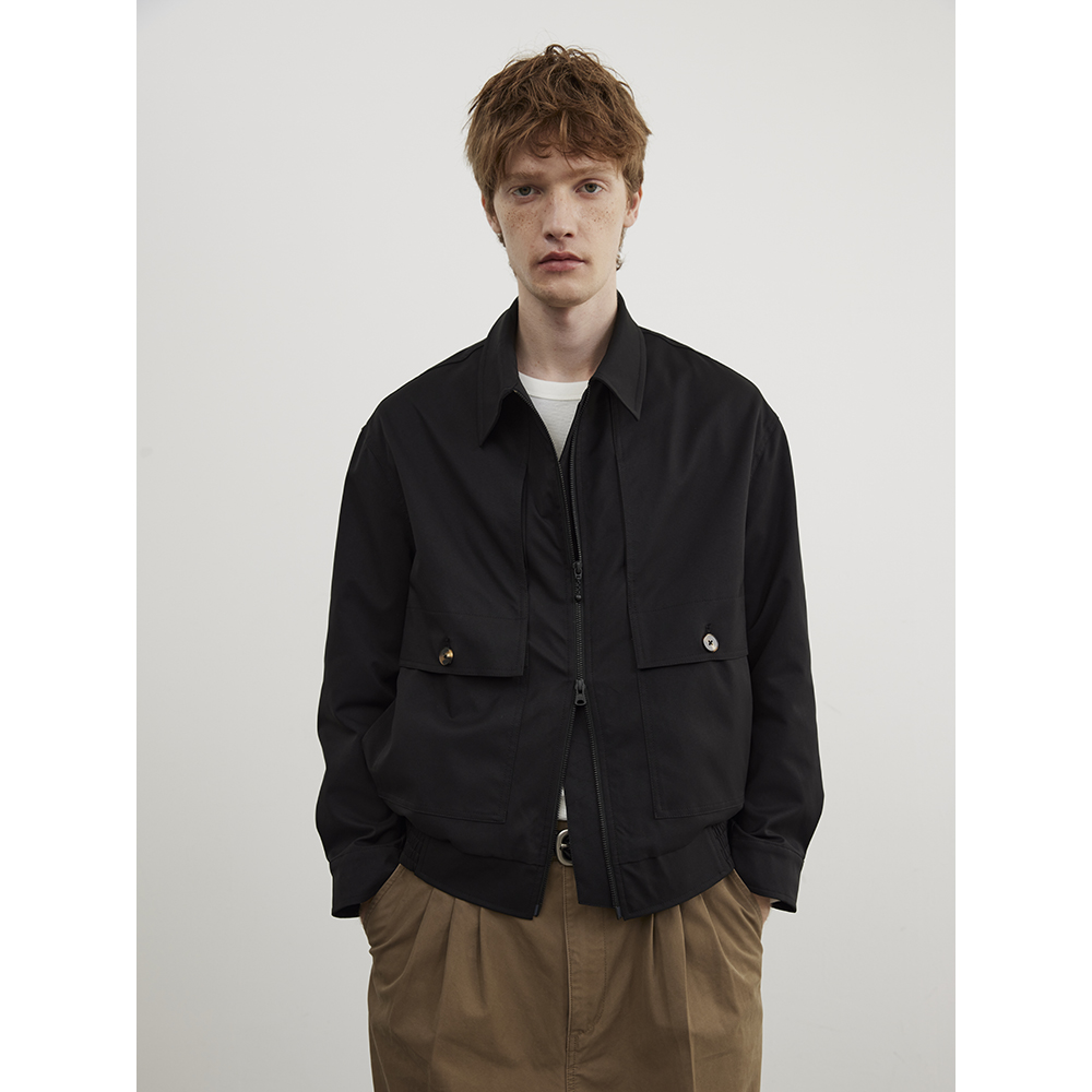 BURCS男士通勤休闲不二之选经典简约TEFLON三防夹克外套