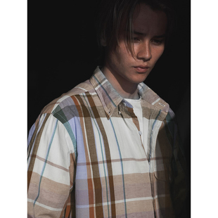 Phigvel致敬经典马德拉斯格纹衬衫亚洲定制版型 单穿叠搭一件解锁