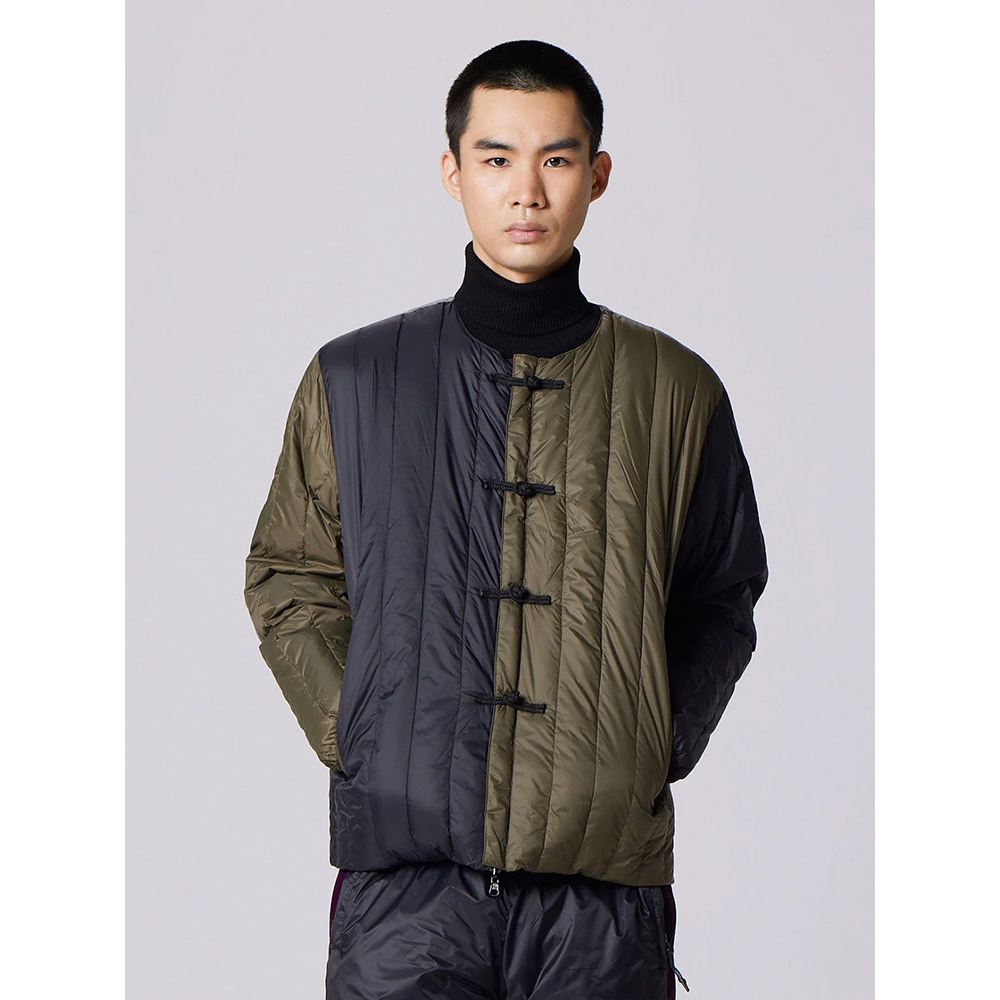 TAION中式禅意盘扣羽绒服 柔暖不臃肿 内外皆宜 双面可穿