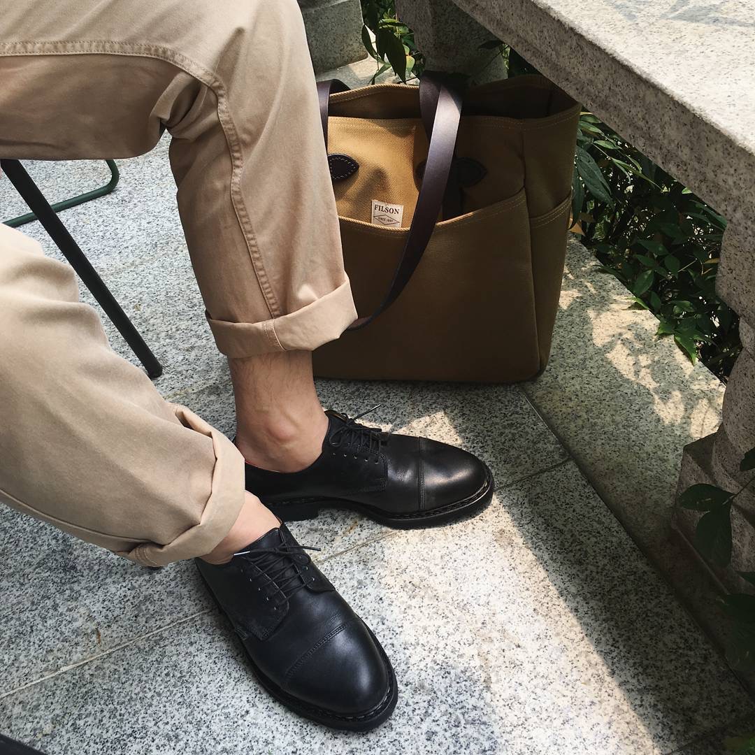 Paraboot 都市通勤轻快迈步AZAY三接头德比鞋休闲皮鞋 700301