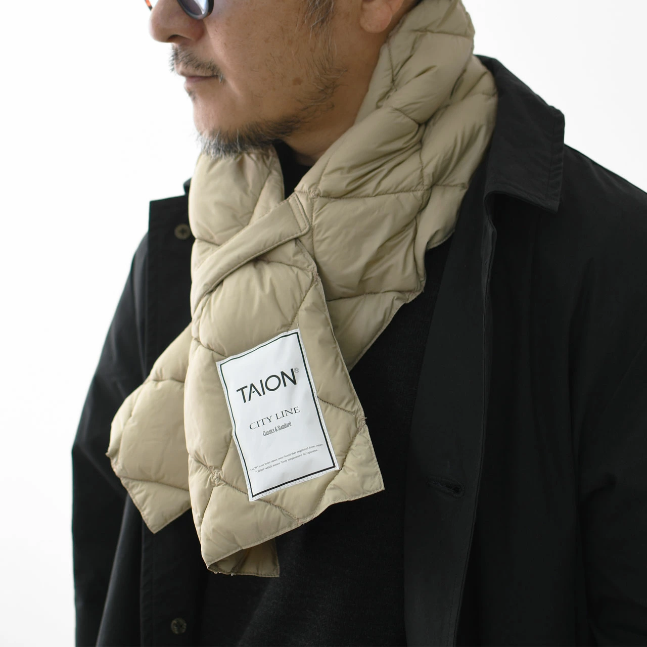 TAION 小巧轻便温暖 800FP羽绒围巾 百搭男女款 情侣款  201CI2