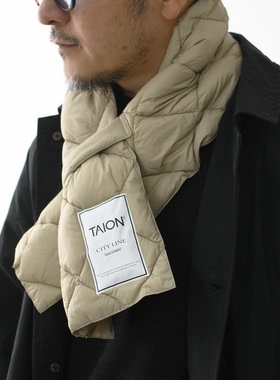 TAION 小巧轻便温暖 800FP羽绒围巾 百搭男女款 情侣款  201CI2
