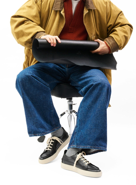 MATTINA2025新款男鞋Copland野猪皮商务时尚休闲真皮皮鞋休闲板鞋