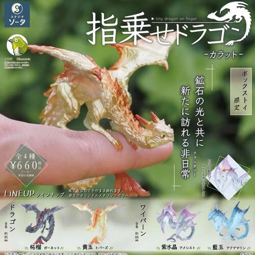 SO-TA手指上的飞龙彩盒玩具