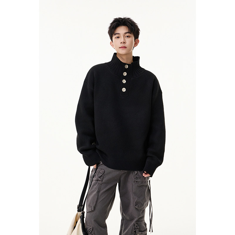 秋冬新款半高领毛衣302AM001P65控8820%腈纶70%聚酯纤维10%尼龙,男装针织衫/毛衣,星座302A