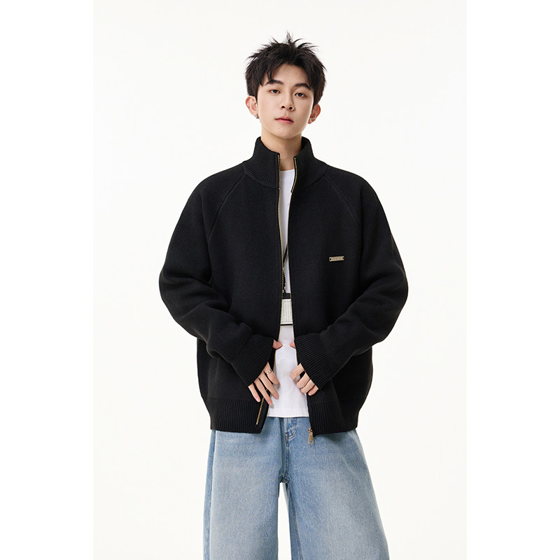 冬装新款开衫毛衣302AM002P75控9820%腈纶70%聚酯纤维10%尼龙,男装针织衫/毛衣,星座302A