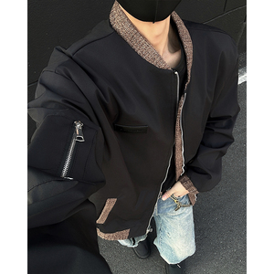 2025春装新款高品质棒球领夹克JK279-P95控148图片