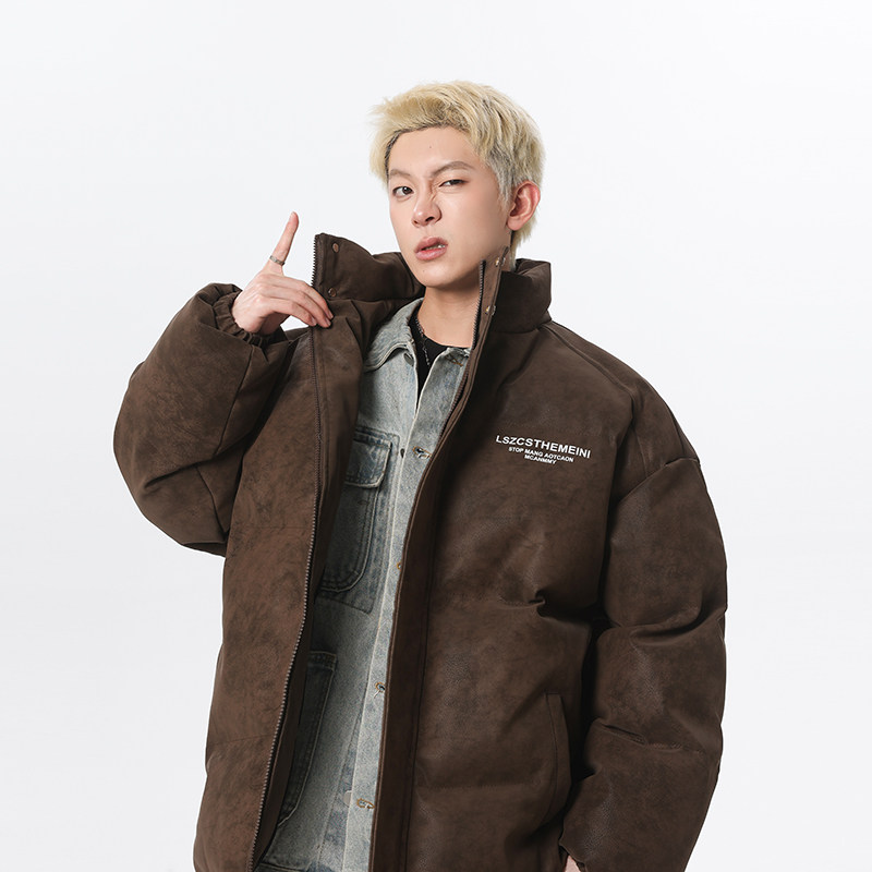 2025冬季新款加厚保暖立领棉服B520-P100,男装棉衣,星座302A
