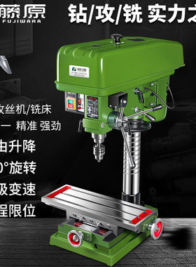 藤原台钻工业级钻床小型家用220V重型380V多功能大功率重型钻孔机