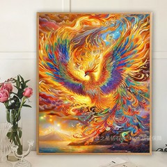 钻石画满钻凤凰涅槃手工点贴钻十字绣客厅卧室2025新款古风高颜值