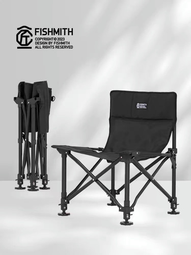 鱼匠人露营折叠椅铝合金耐磨牛津布折叠椅超轻便携钓鱼椅小麻雀