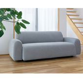 适也家居 1.7米亲肤棉麻可拆洗日式 简约2.2米双人三人布艺沙发