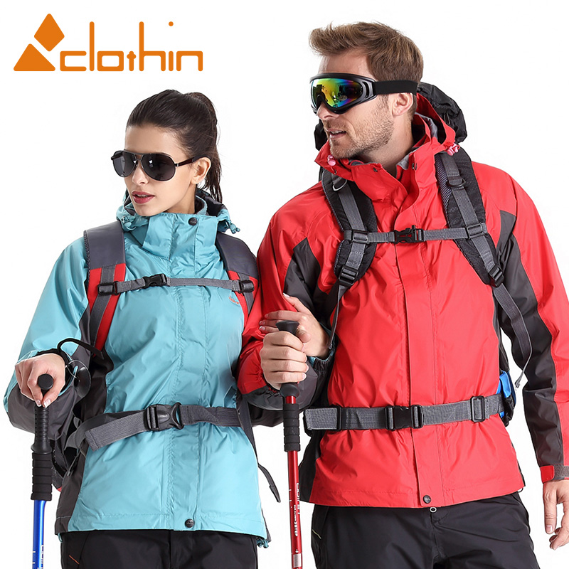 秋冬季加绒加厚保暖登山服冲锋衣