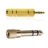 6.5公转3.5母音频转接头大转小插头耳机麦克风电子琴连接即插头