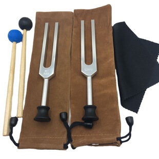 工厂直销 带底座528Hz音叉 MI528音叉 528音叉 送布套音锤擦拭布