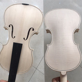 高档白胚小提琴欧料白胚小提琴专业演奏系列原木色无上漆DIY