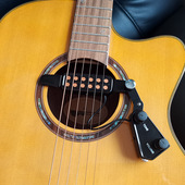 免开孔吉他乐器古典发民谣吉它P 011音孔拾音器可音量调节