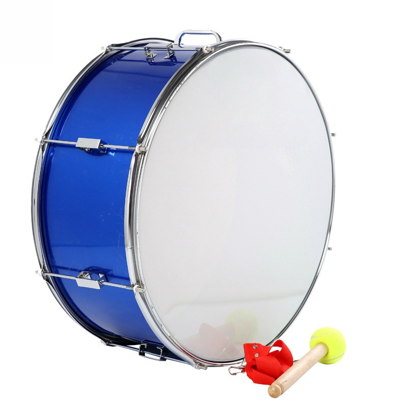 大军鼓22寸24寸英寸大队鼓大军鼓蓝色军乐队鼓广州高档大鼓