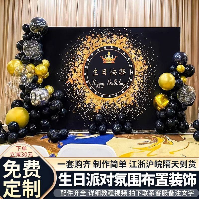 男士30岁生日装饰场景布置网红女孩18岁成人礼气球派对背景墙kt板,节庆用品/礼品,婚宴背景墙,淘宝优惠券,粉丝福利购,淘宝优惠卷