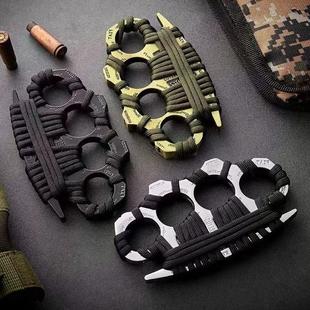 康斯坦丁指虎四指加厚加宽戒指金属拳扣防卫指环搏击拳环钛合金