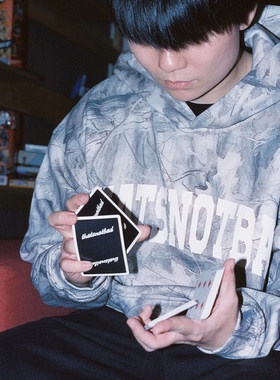 NOTBAD潮流连帽卫衣｜水洗加绒｜宽松版型｜thatsnotbad