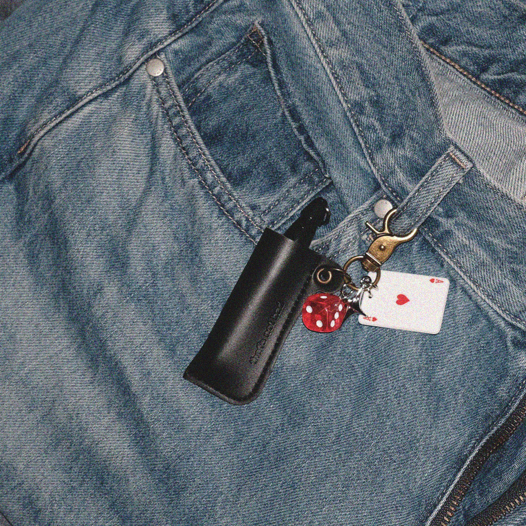 扑克牌主题高级感皮质挂件｜打火机钥匙扣｜thatsnotbad