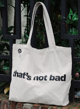 NOTBAD TOTE 帆布包｜NOTBAD GIFTS SHOP