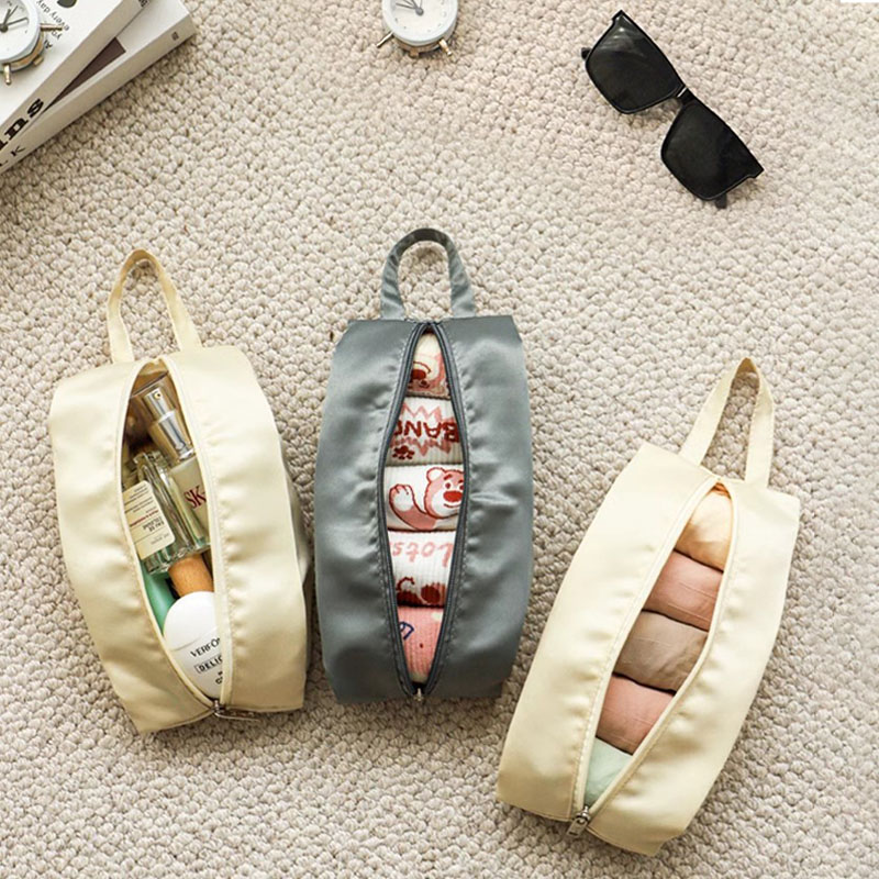 布艺内衣旅行收纳袋手提防水